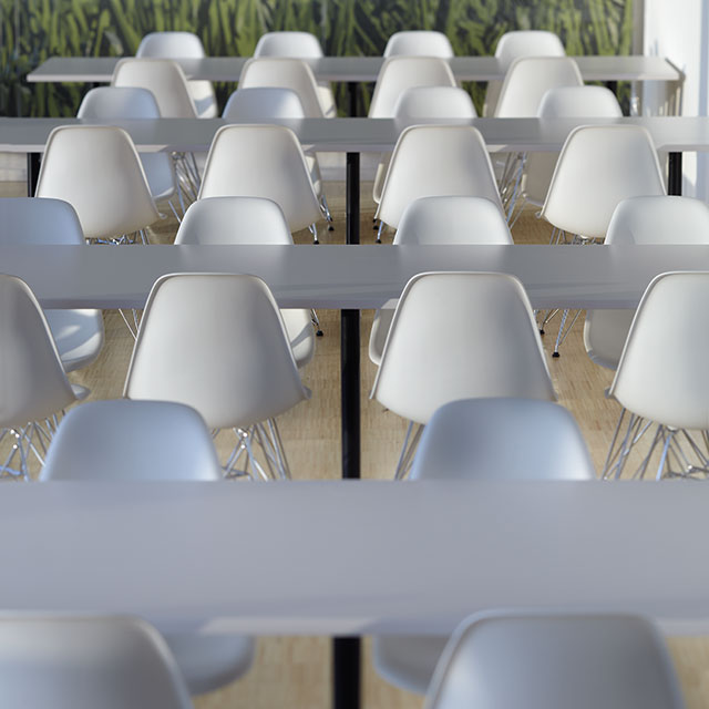 Interiorfotografie Fabian Aurel Hild für Vitra bei der HSE in Darmstadt