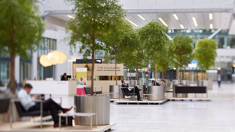 Interiorfotografie Fabian Aurel Hild für Hydroflora im Squaire im Flughafen Frankfurt