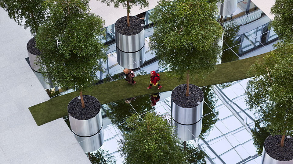 Interiorfotografie Fabian Aurel Hild für Hydroflora im Squaire im Flughafen Frankfurt