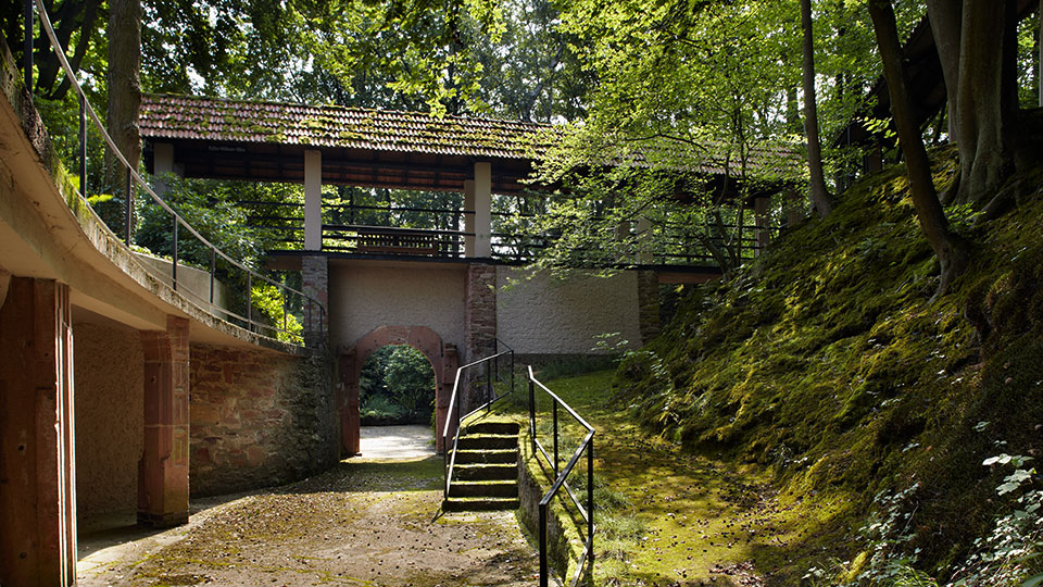 Architekturfotografie Fabian Aurel Hild privater Kunstgarten in Frankfurt