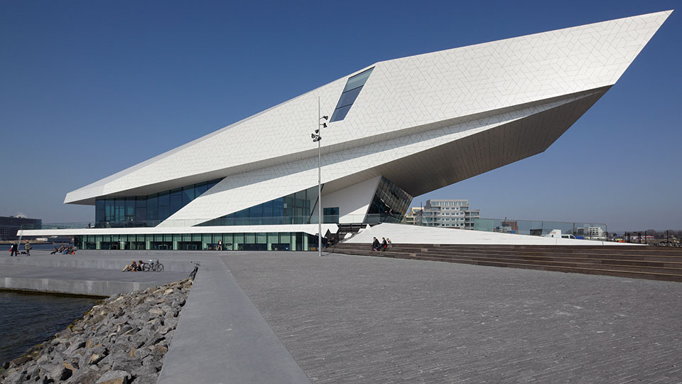 Architekturfotografie Fabian Aurel Hild für Schleifenbaum im Eye Filmmuseum in Amsterdam